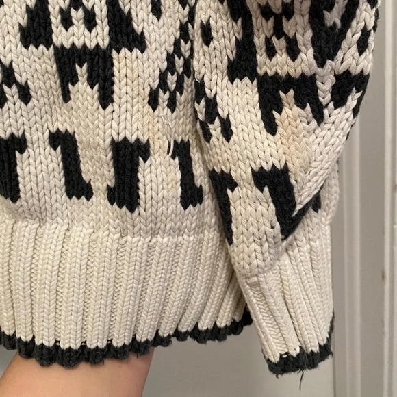 Vintage 90s GAP Fair Isle Crewneck Sweater men’s size medium grandpa fisherman - Picture 7 of 7